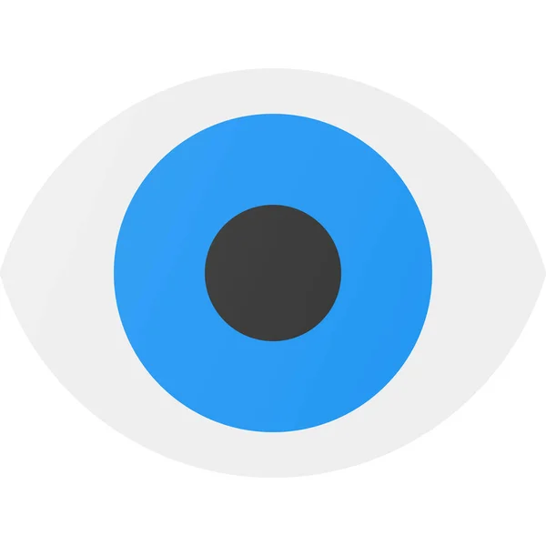 Eye Afficher Icône Vue Dans Catégorie Interface Utilisateur Optimale — Image vectorielle