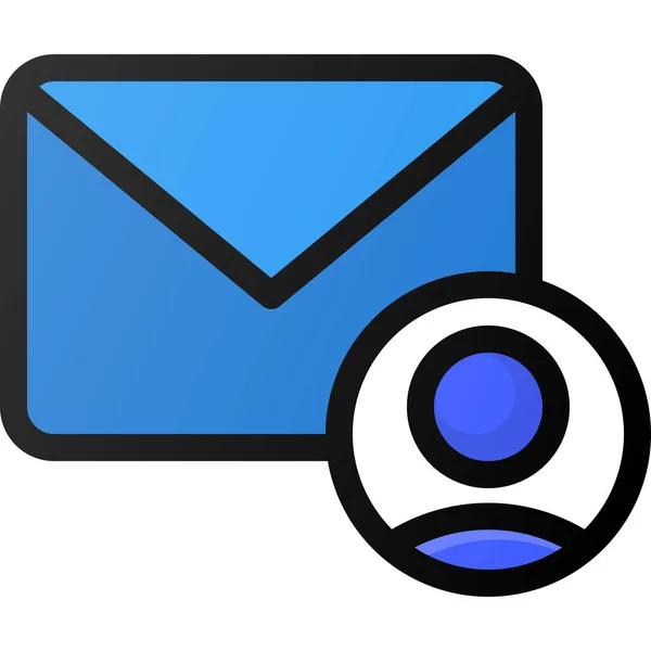 Correo Electrónico Icono Personal — Vector de stock