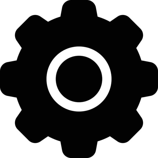 Cog Mechanic Settings Icon — 스톡 벡터