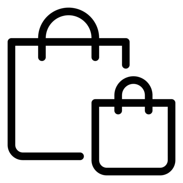 Tašky Obchod Eommerce Ikona Kategorii Nakupování Commerce — Stockový vektor
