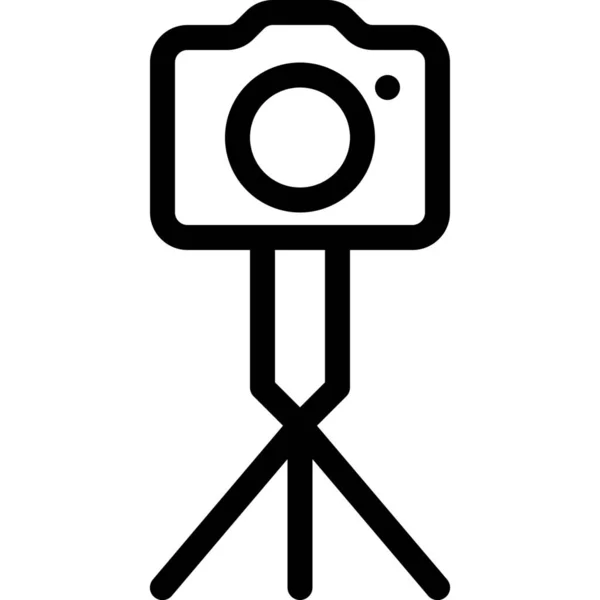 Alt Camera Image Icon Der Kategorie Fotografie — Stockvektor