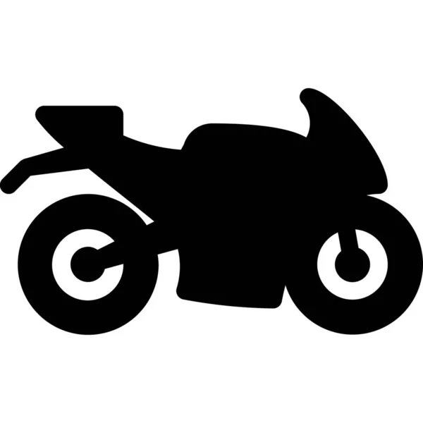 Motorrad Ikone — Stockvektor