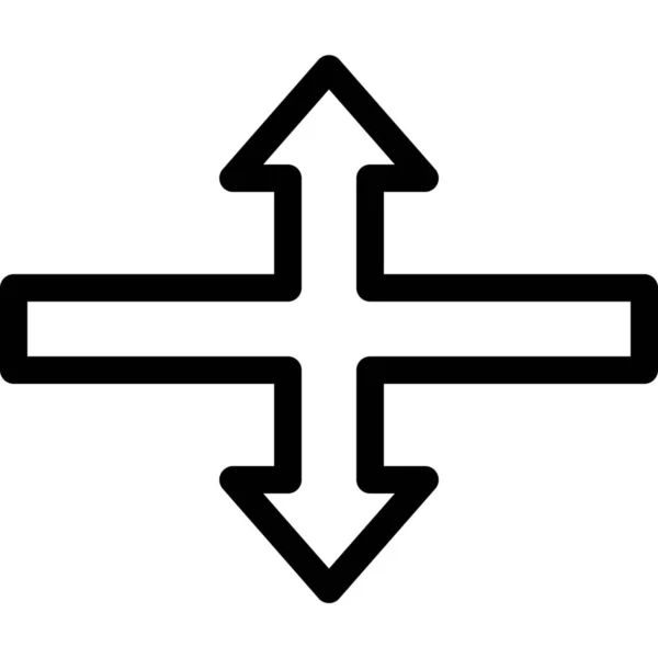 Cursor Bewegen Icon Anklicken — Stockvektor