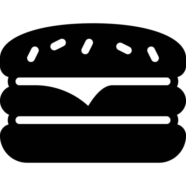 快餐食品图标 — 图库矢量图片