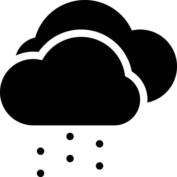 Иконка Облачного Прогноза — стоковый вектор