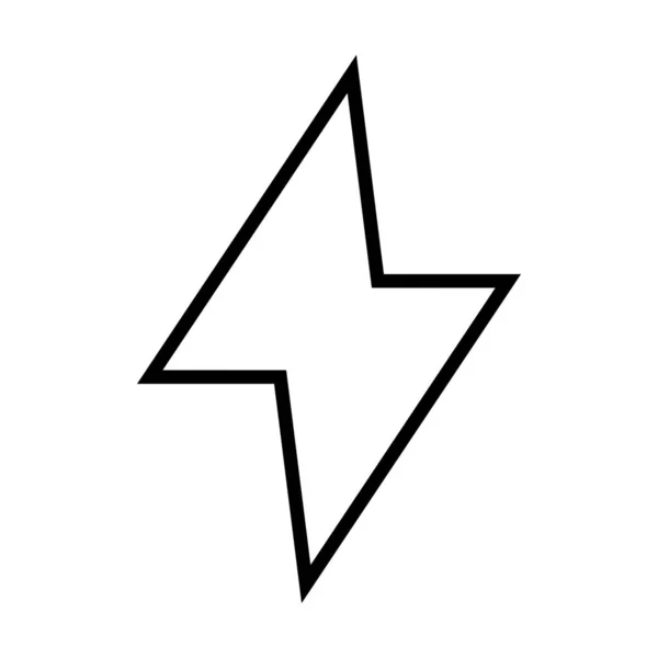 Flash Bild Auf Dem Symbol Outline Stil — Stockvektor