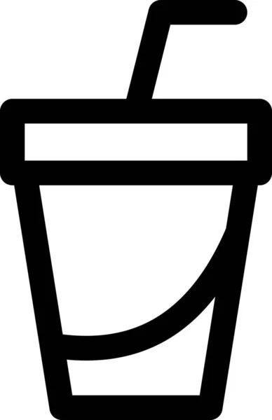 Bebida Taza Bebida Icono — Vector de stock