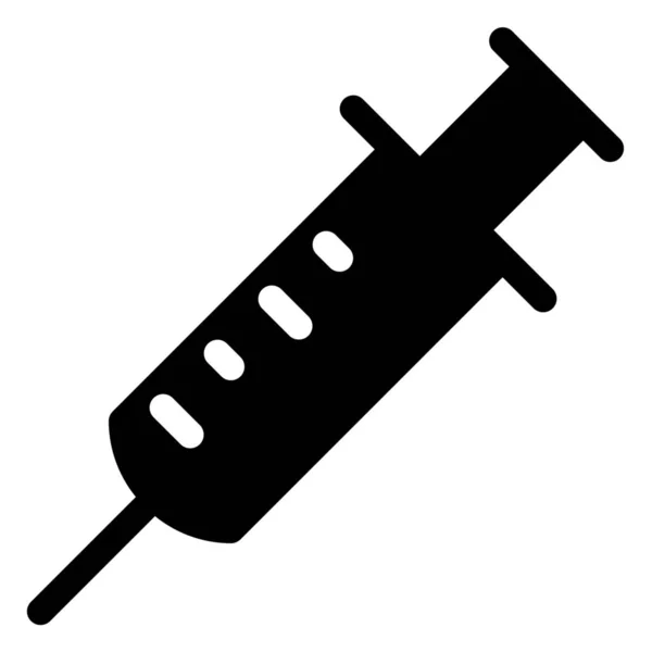 Antidote Injection Medicine Icon — Stock Vector