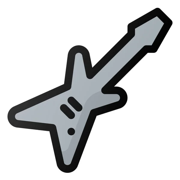 Ikona Gitary Elektrycznej — Wektor stockowy