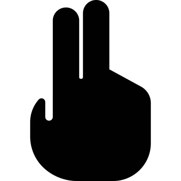Κλικ Εικονίδιο Χειρονομία Δάχτυλο Στην Κατηγορία Touch Χειρονομίες — Διανυσματικό Αρχείο