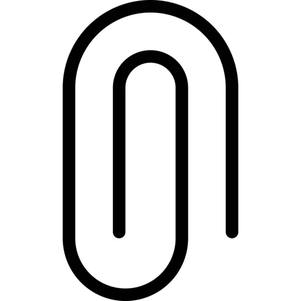 Anhang Clip Mail Symbol — Stockvektor