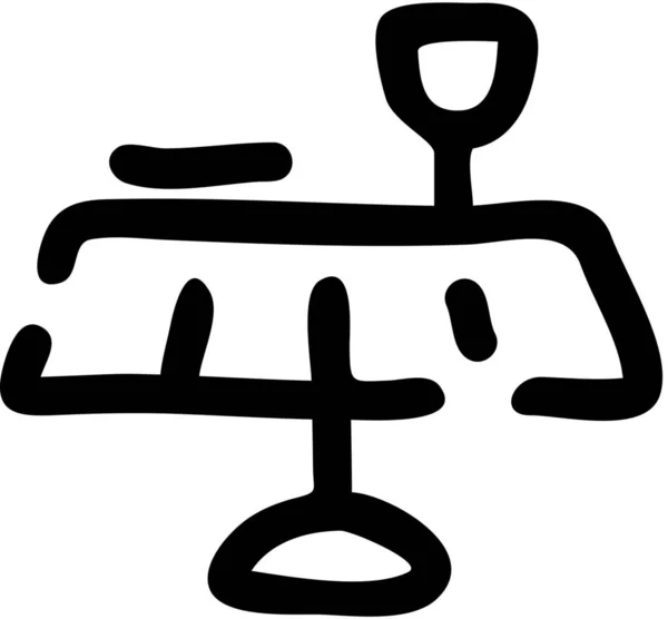 Іконка Скляної Тарілки Обідньої Тарілки Стилі Контур — стоковий вектор