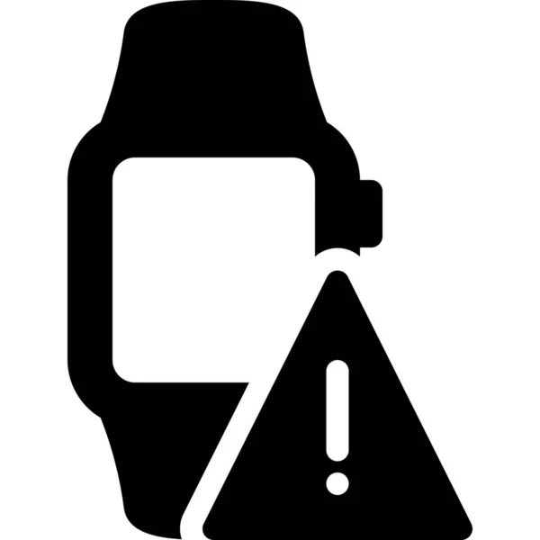 Avviso Smart Smartwatch Icona Nella Categoria Computer Hardware — Vettoriale Stock