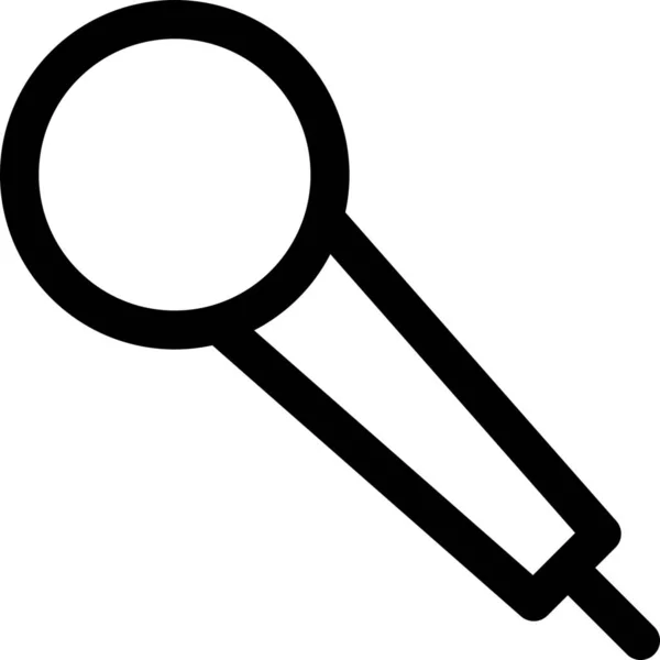 Mikrofonmikrofon Symbol Gemischter Kategorie — Stockvektor