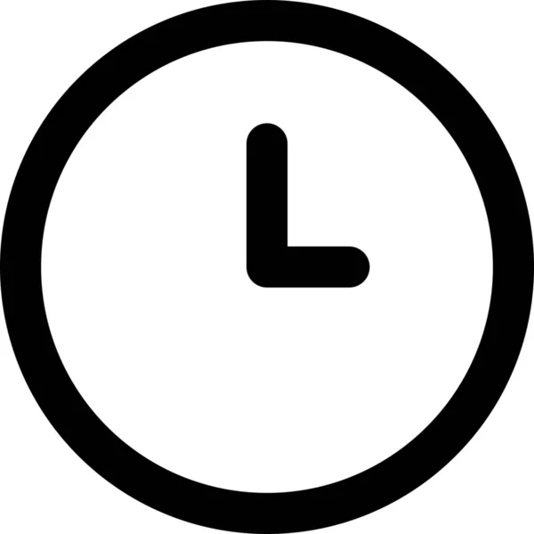 Uhr Gesicht Vor Symbol Gemischter Kategorie — Stockvektor