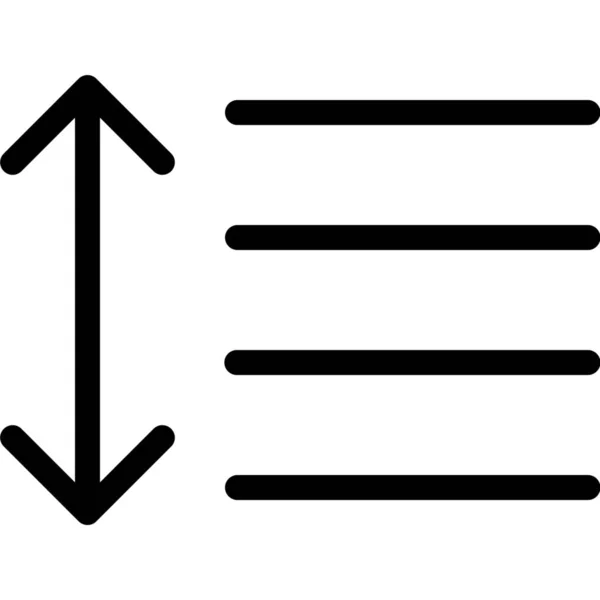 Zeilenabsatz Leerzeichen Der Kategorie Layouts — Stockvektor