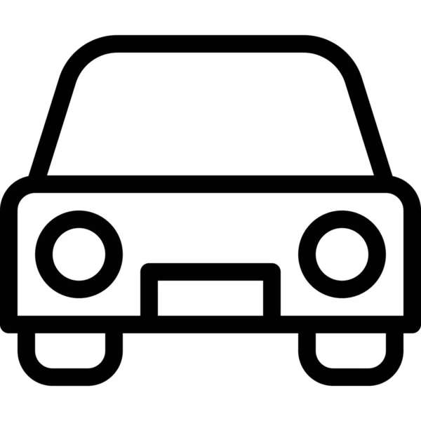 Ícone Carro Táxi Automático Veículos Modos Transporte Categoria — Vetor de Stock
