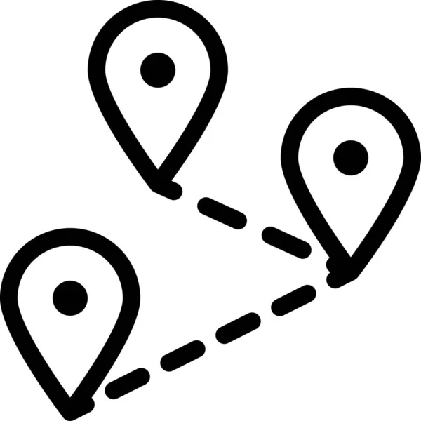 Navigation, distance, marker, direction, location, travel, journey icon -  Download on Iconfinder