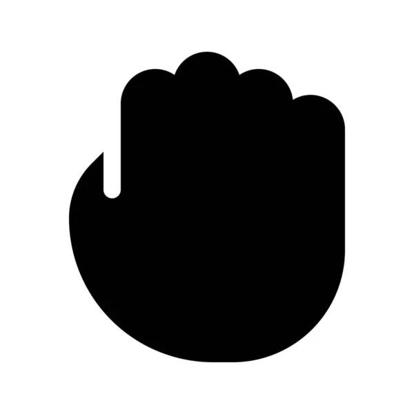 Geschlossenes Cursor Handsymbol — Stockvektor