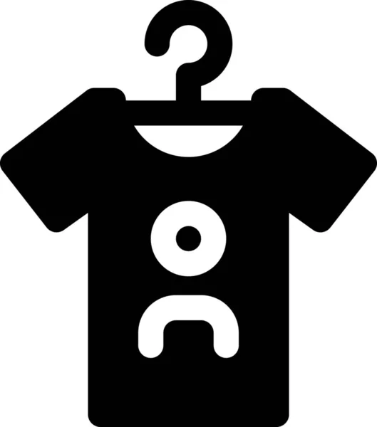 Икона Человека Повседневной Одежде Твердом Стиле — стоковый вектор