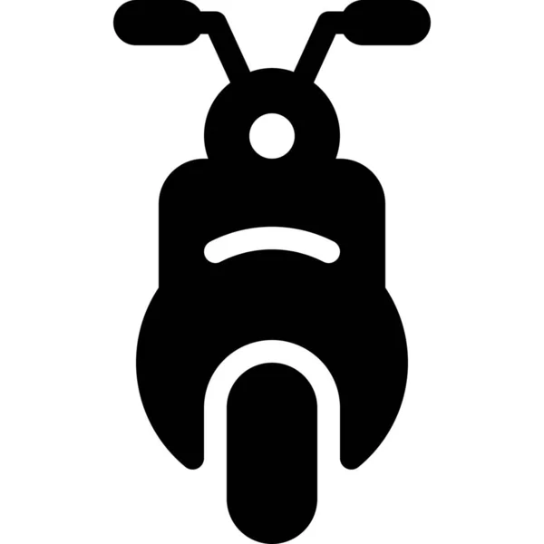 Verkehrsikone Moped — Stockvektor
