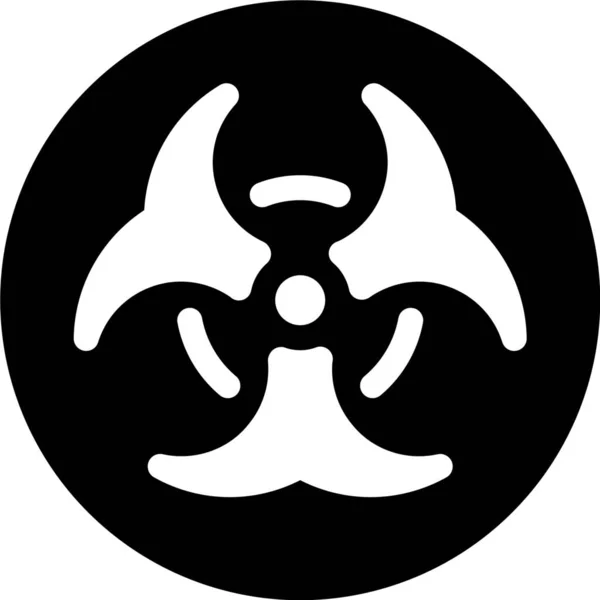 Biohazard Biological Hazard Icon — 图库矢量图片
