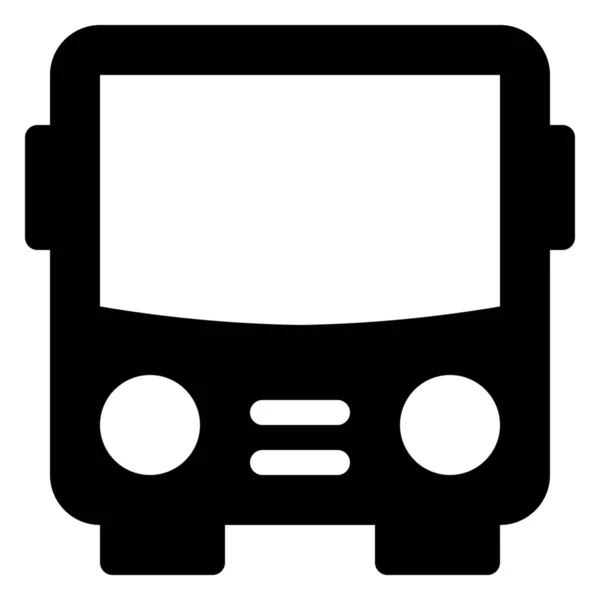 Autobús Ciudad Trafic Icono — Vector de stock