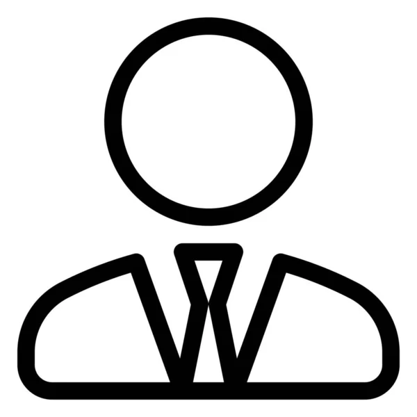 Ikona Użytkownika Osoby Biznesowej — Wektor stockowy