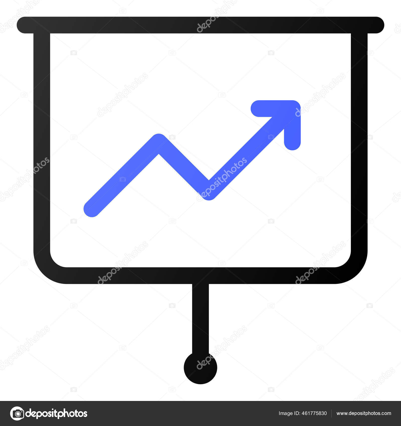 Chart Finance Flipchart Icon Stock Vector by ©iconfinder 461775830