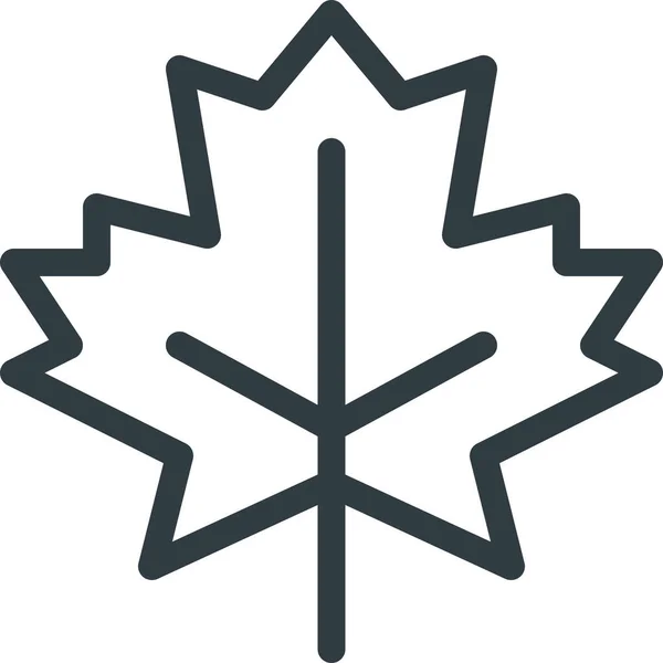 Canada Civilización Icono Comunidad Estilo Esquema — Archivo Imágenes Vectoriales