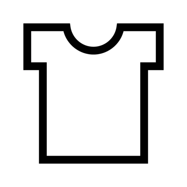 Chlothes Male Shirt Icon Outline Style — 스톡 벡터