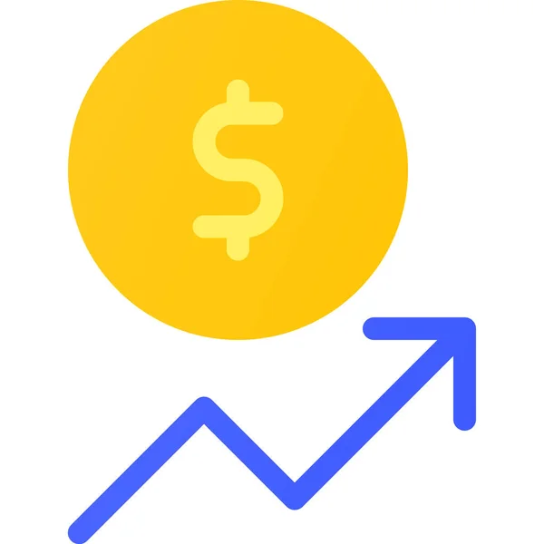 Ícone Forex Dólar Capital Categoria Bancos Finanças —  Vetores de Stock