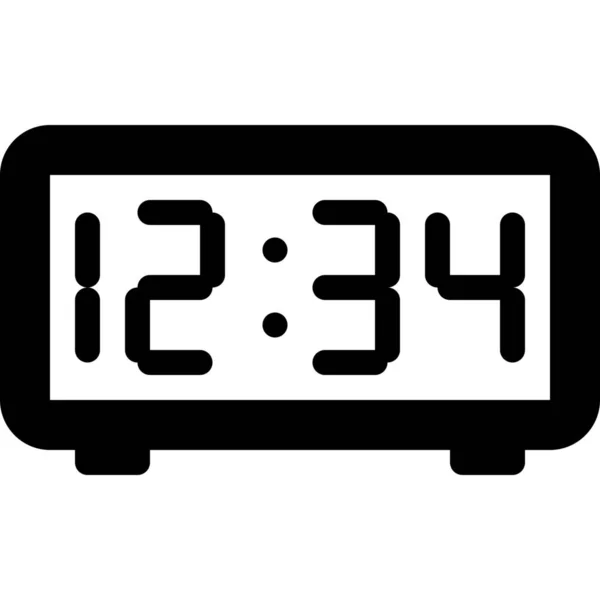 Alarm Clock Digital Icon — Stock Vector