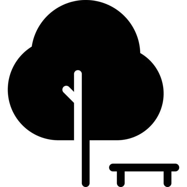 Значок Парка Карт Расположения — стоковый вектор