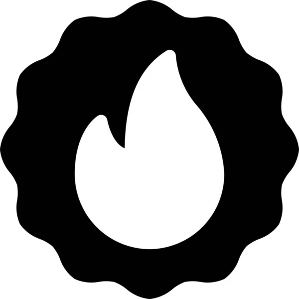 Ikona Pożaru Handlu Elektronicznego — Wektor stockowy
