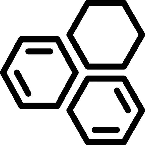 Chemical Molecule Science Icon Categoría Ciencia Investigación — Vector de stock