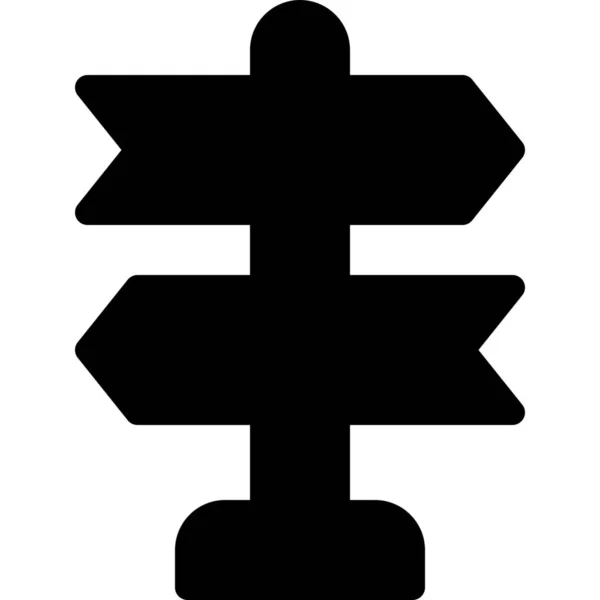 Ikona Elementu Skrzyżowania Miast — Wektor stockowy