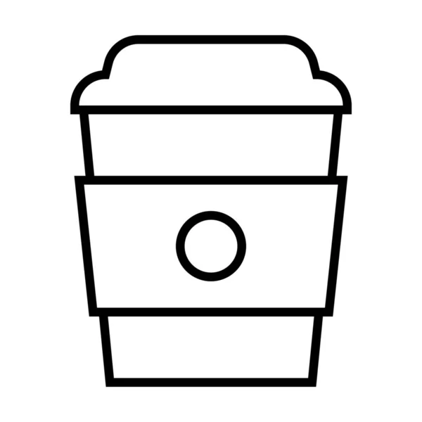 Coffee Drink Energy Icon Outline Style — Stock Vector