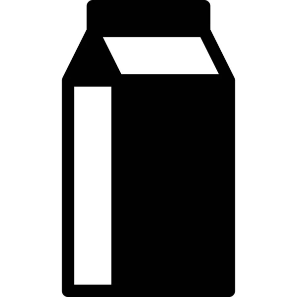 Ikon Minuman Kotak - Stok Vektor