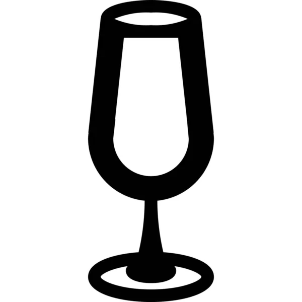 Bebida Champán Bebida Icono — Vector de stock