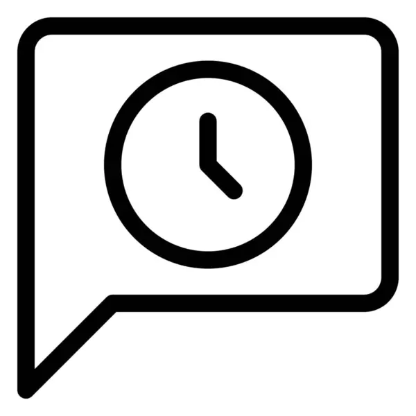 Commentaire Conversation Message Icône — Image vectorielle
