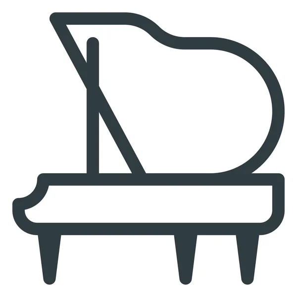 Clap Instrument Key Icon Outline Style — ストックベクタ