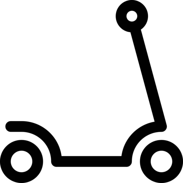 Icono Transporte Scooter Eléctrico — Archivo Imágenes Vectoriales