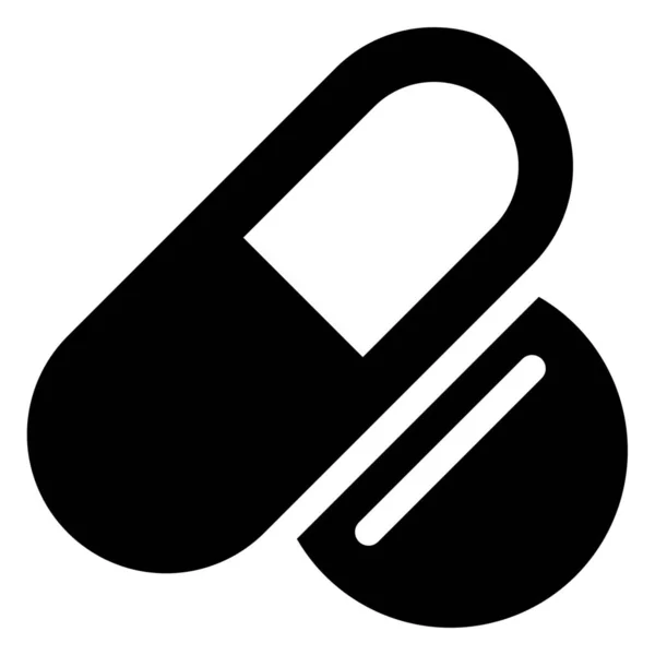 Medikament Healthcare Medizinische Ikone — Stockvektor