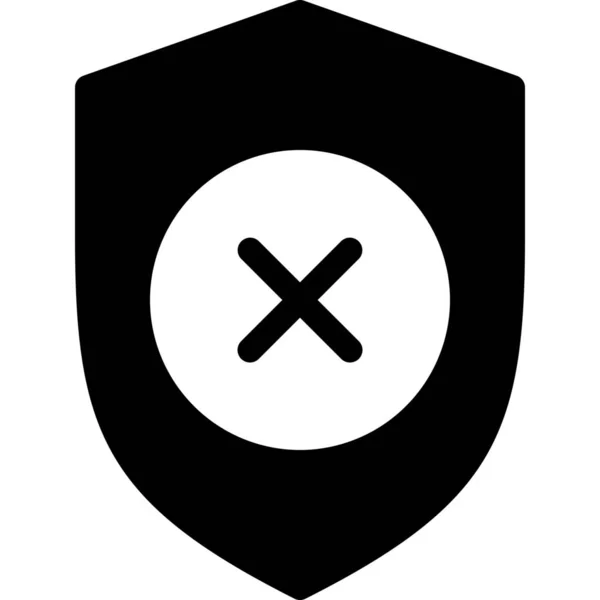 Ikona Ochrany Brány Firewall — Stockový vektor