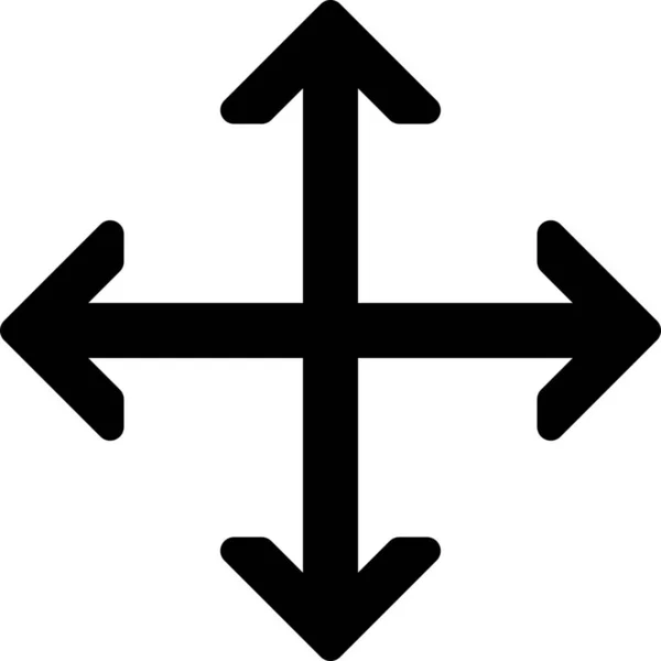 Cursor Anweisungen Bewegen Symbol — Stockvektor