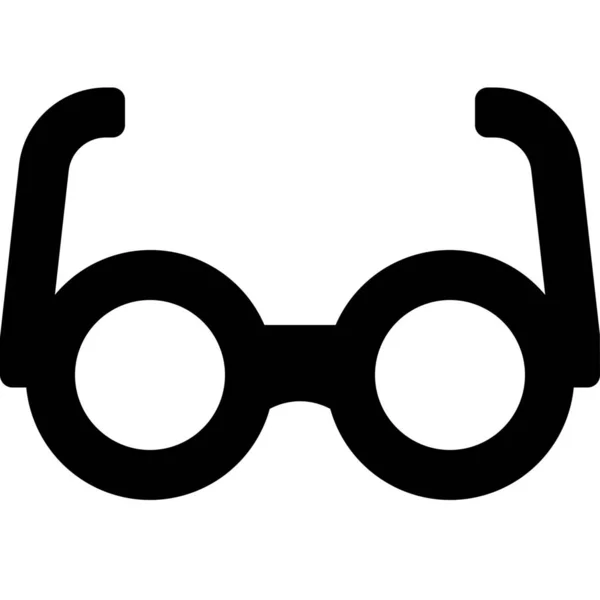 Gafas Educación Aprender Icono — Vector de stock