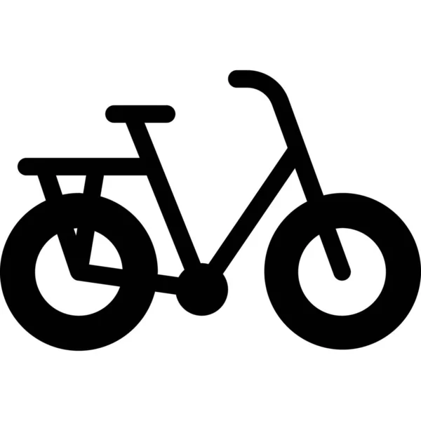 Bicicleta Icono Ciudad — Archivo Imágenes Vectoriales