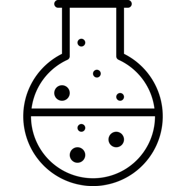 Ikona Szkoły Chemicznej Kategorii Edukacja Szkoła Nauka — Wektor stockowy