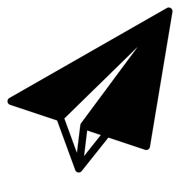 Post Papper Flygplan Ikon — Stock vektor